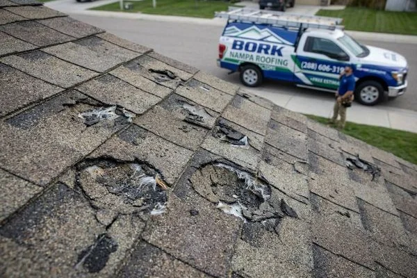 Storm Damage Repair project example 1 in Nampa Idaho