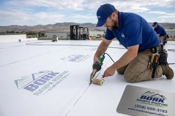Commercial Roofing project example 1 in Nampa Idaho