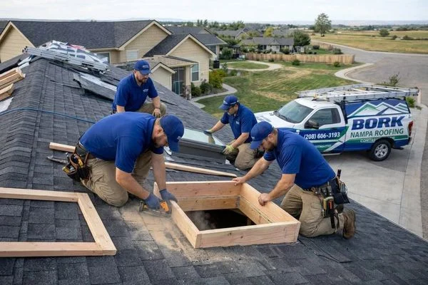 Skylight Installation project example 1 in Nampa Idaho